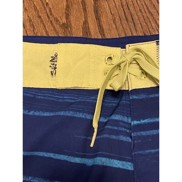Salt Life Mens Board Shorts Size 36 SLX-QD Vapor Stretch Pocket - Picture 5 of 10